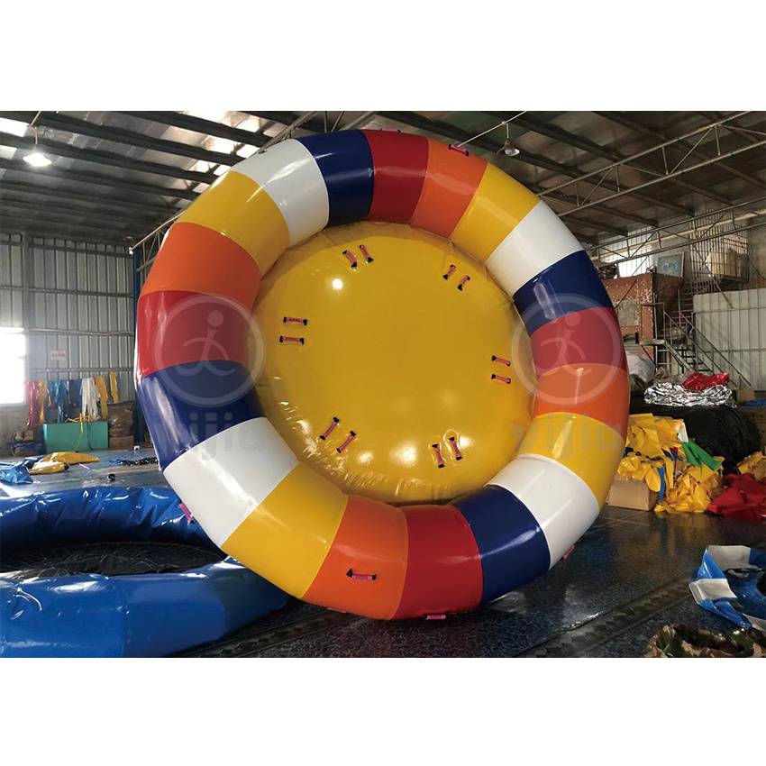 Inflatable Spinning Ufo Towable Tube For Water Entertainment Inflatable Water Rotating Disco Boat