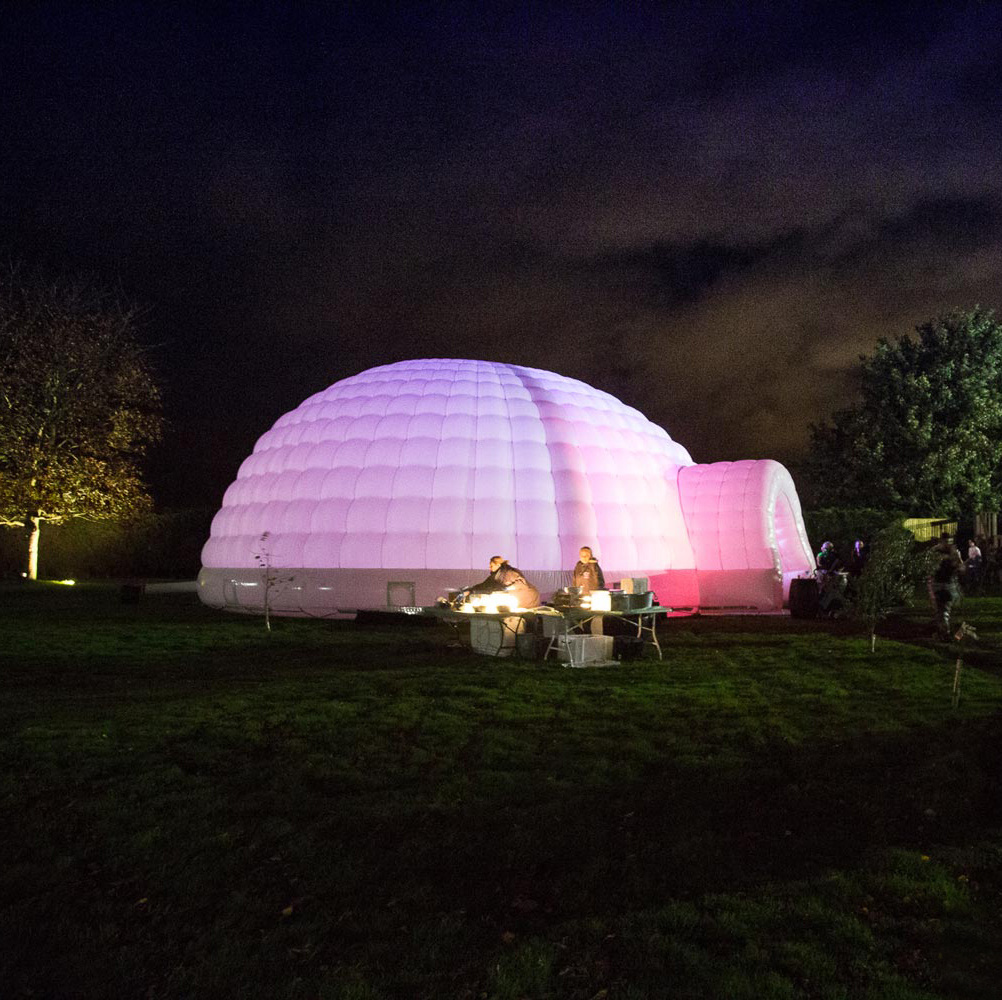 Plastic Inflatable Igloo Dome Tents For Dning/Cafe