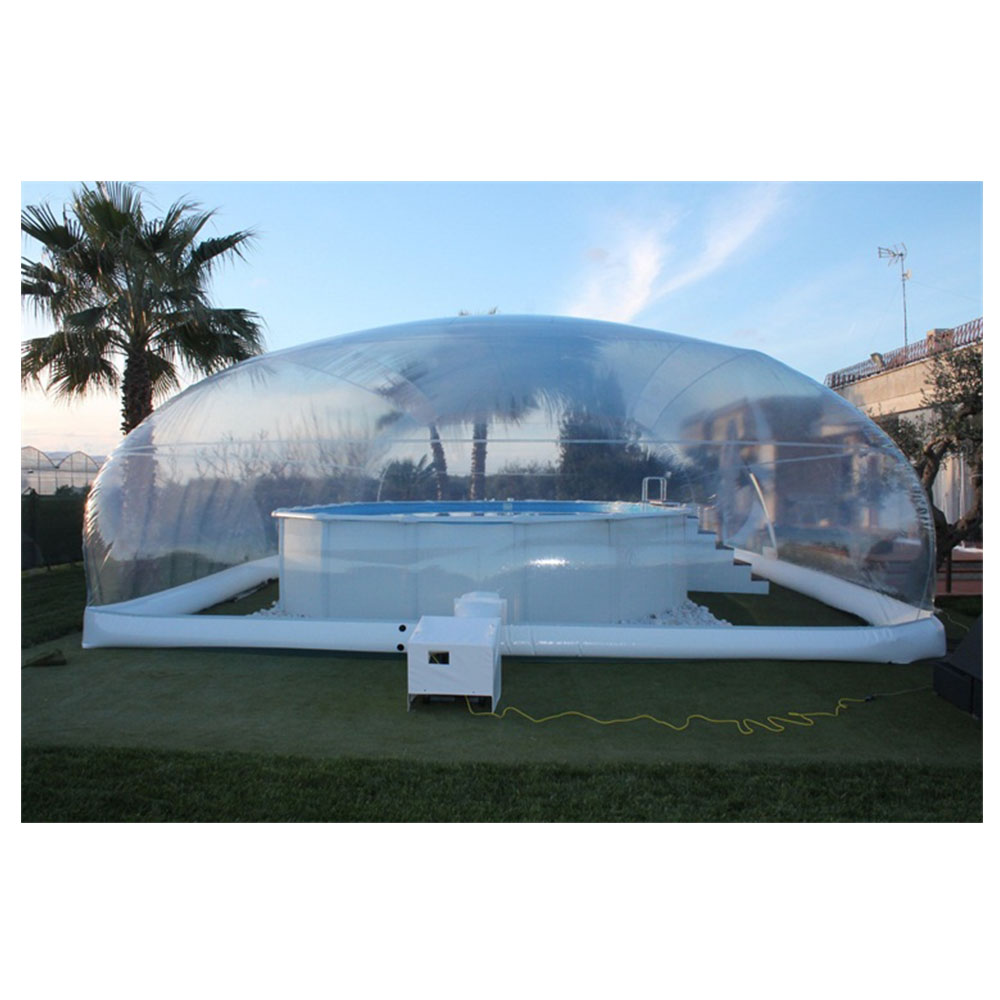 Customized Bubble  Dome Tent Transparent Bubble Inflatable Swimming Pool Cover