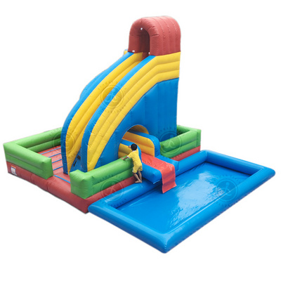 PVC Large  Inflatable Water Slide Toboggan Dry Stair Slide for Sale