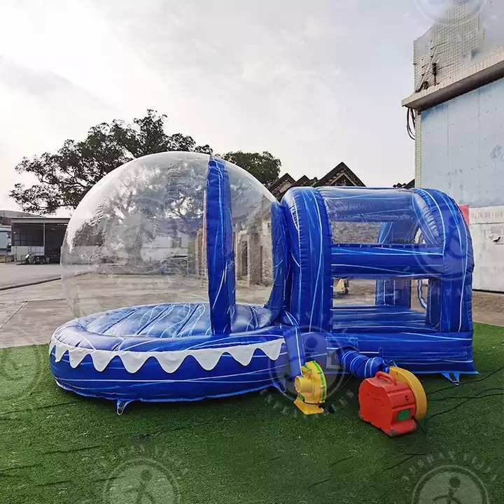 Commercial Customized  Inflatable Snow Globe  With Blowing  Giant  Snowglobe  For Party Christmas  Decorations Camping