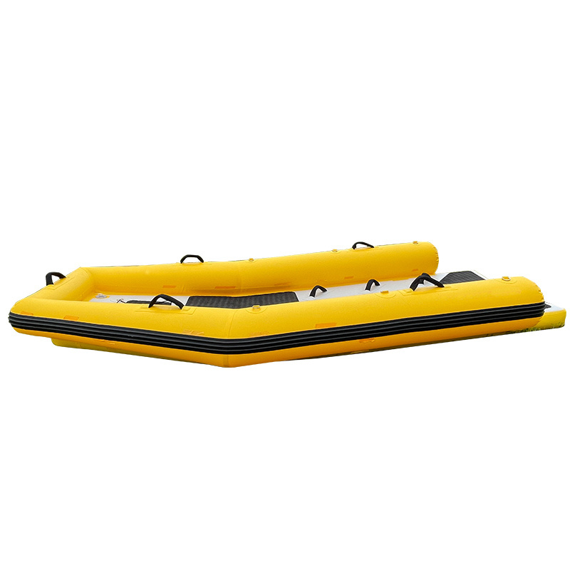 Custom Drop Stitch Inflatable Small Sup Board Customized Color Short Lifeguard Sled Jet Ski Rescue Sled Board