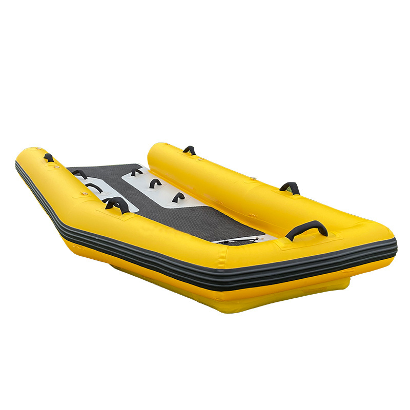 Custom Drop Stitch Inflatable Small Sup Board Customized Color Short Lifeguard Sled Jet Ski Rescue Sled Board