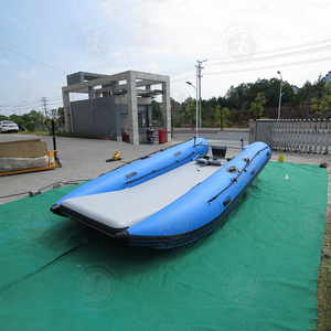 Ejia Professional Manufacture Speed Boat Inflatable Catamaran For Sale