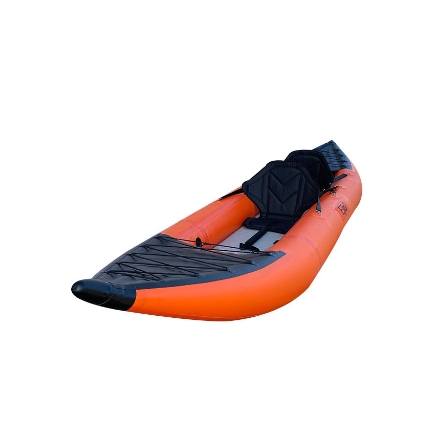 Portable Pvc Fishing Kayak Pedal Drive 2 Person inflatable Kayak For Adults And Children