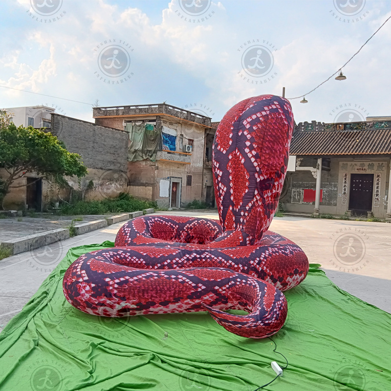 Hot Sale Giant Inflatable Snake  3M Long Big Snake For Advertising