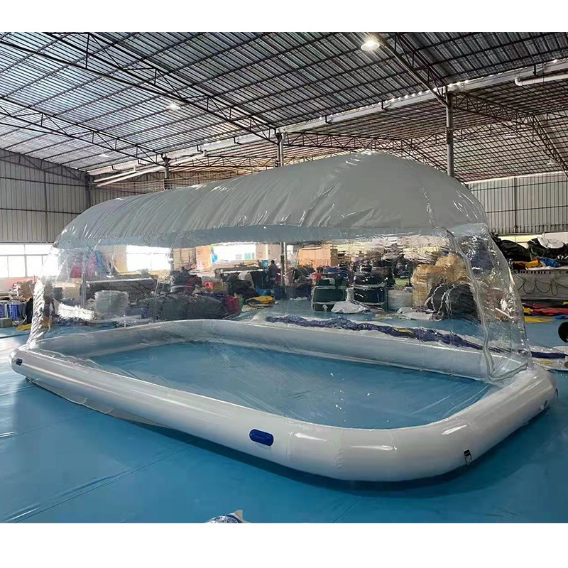 Customized Bubble  Dome Tent Transparent Bubble Inflatable Swimming Pool Cover