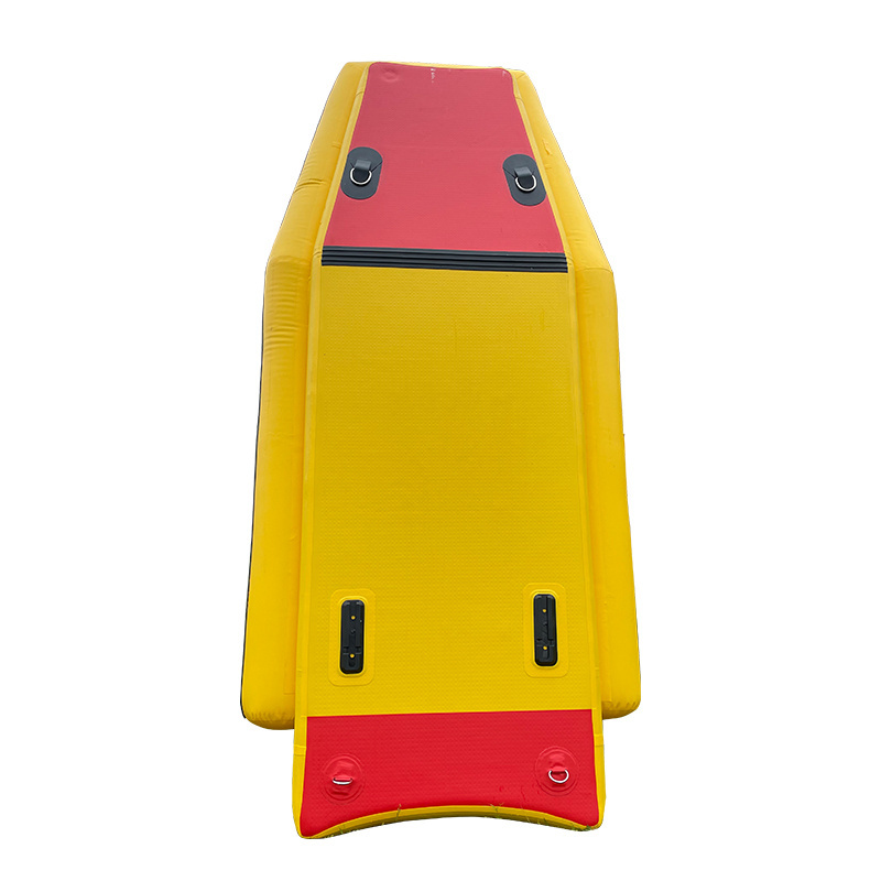 Custom Drop Stitch Inflatable Small Sup Board Customized Color Short Lifeguard Sled Jet Ski Rescue Sled Board