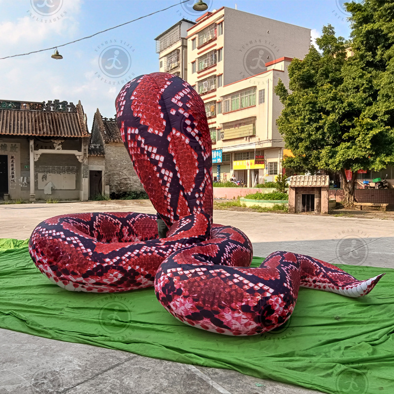 Hot Sale Giant Inflatable Snake  3M Long Big Snake For Advertising