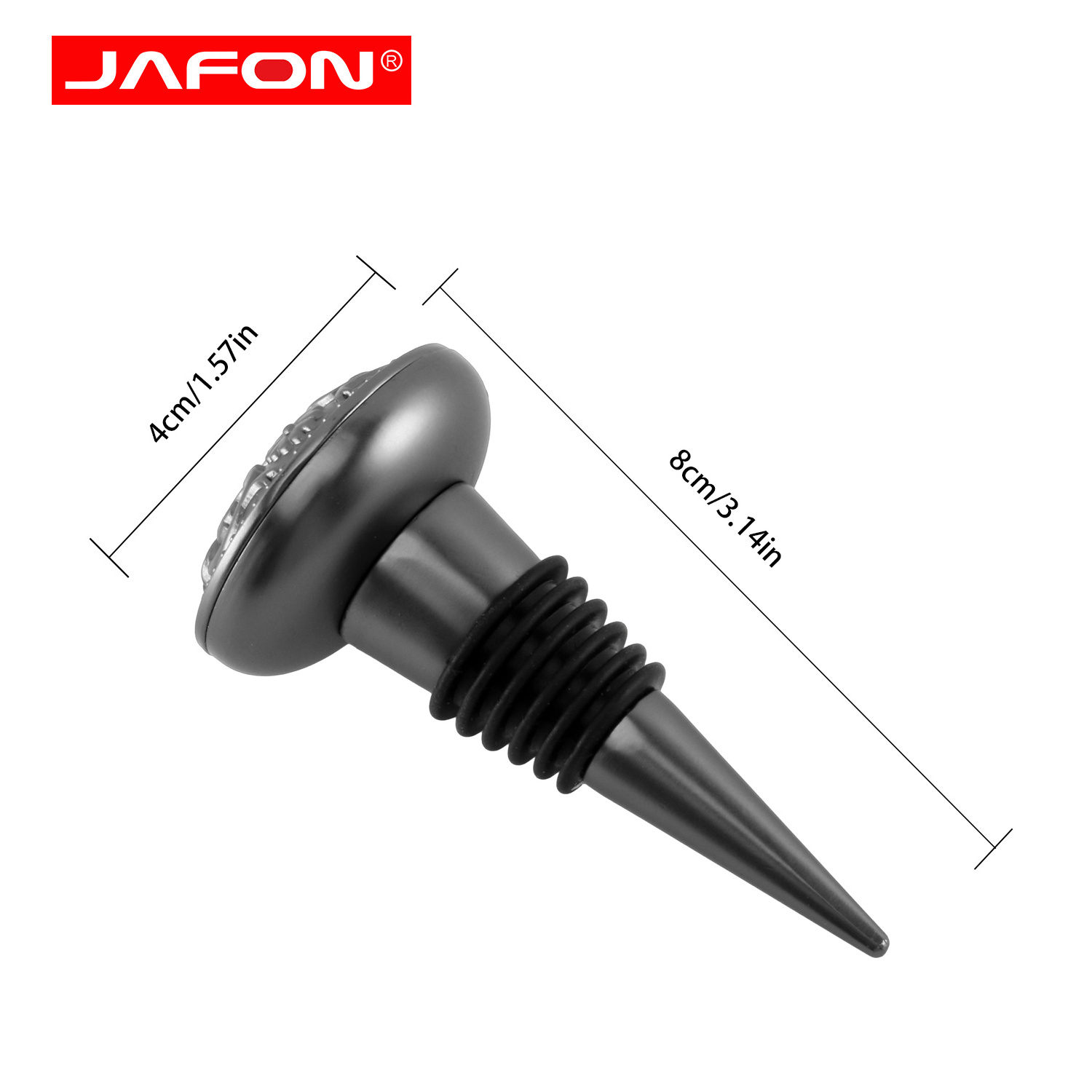 Factory Custom Metal Decorative Wine Bottle Leak-proof Wine Stopper