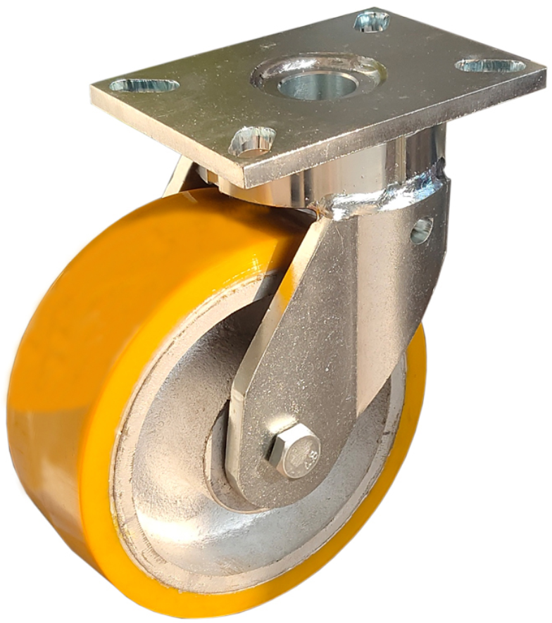 2 Tons 2000kgs cast iron polyurethane caster wheel super heavy duty extra heavy duty heavy duty caster castor wheel