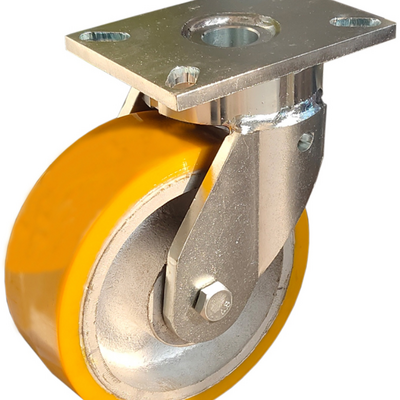 2 Tons 2000kgs cast iron polyurethane caster wheel super heavy duty extra heavy duty heavy duty caster castor wheel