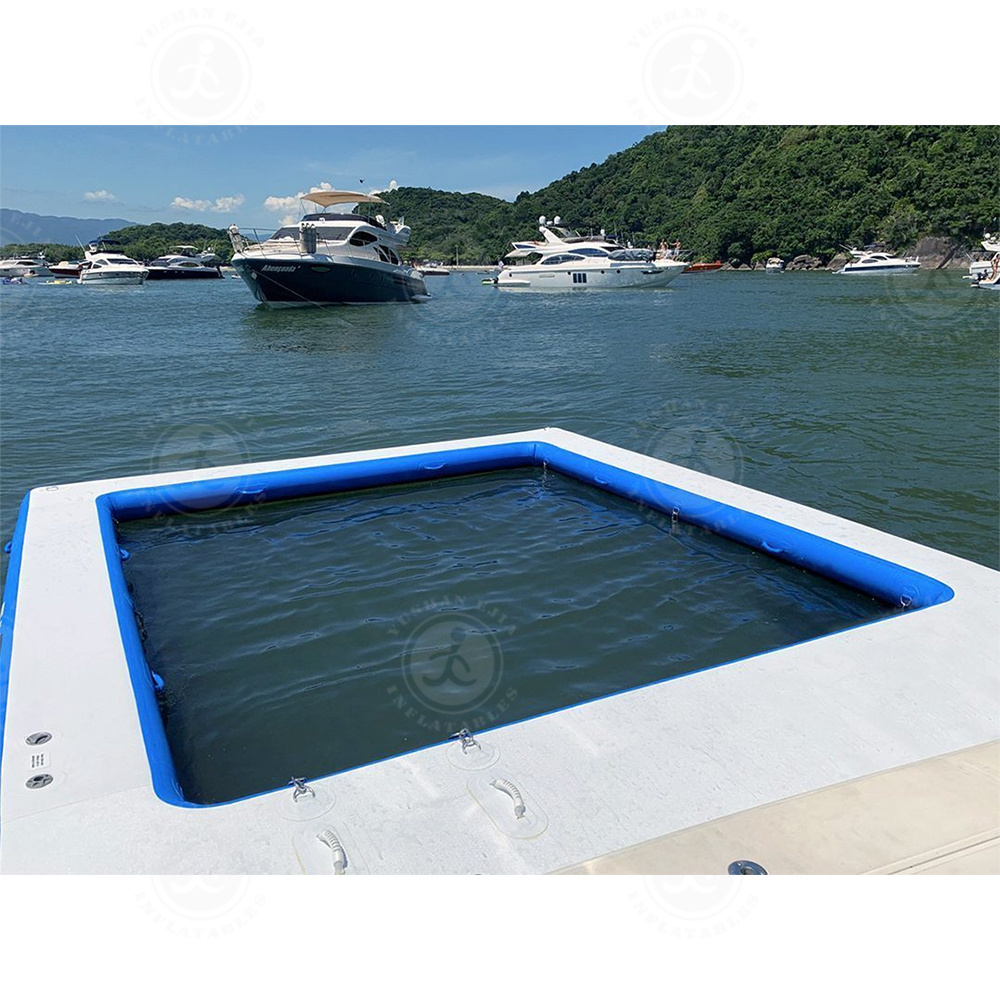 Factory Directly Supply Inflatable Water Platform Jet Ski Dock Sea Pool For Swimming Sports