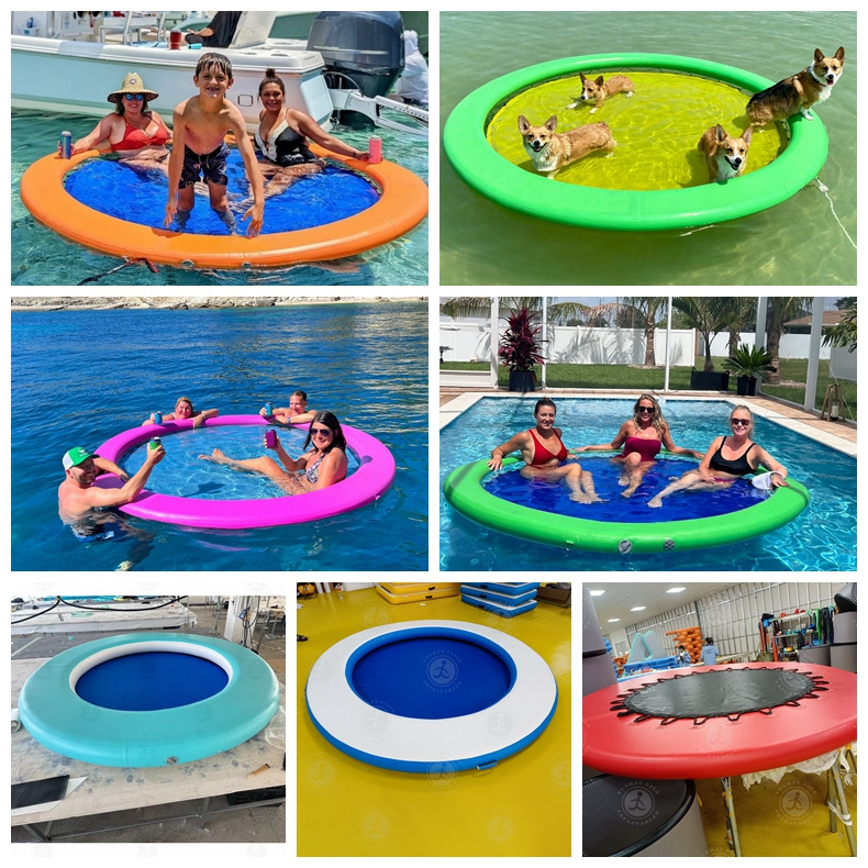 Wholesale Water Lounge Inflatable Sunchill Floats Chair Inflatable Yacht Hammock for Relaxing