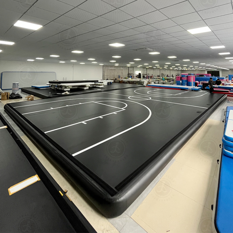 Indoor Trampoline Park Inflatable Air Track Football Field Basketball Court