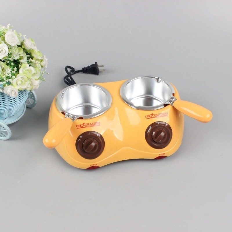 Mini cute electric Chocolate Kitchen Baking cake tool to make melting fondue Diy kitchen chocolate making melting machine