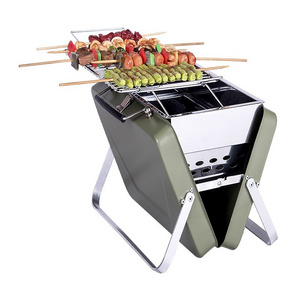 Portable outdoor grill for home folding backcountry camping Portable barbecue grill for carbon grilling roast meat stove patio