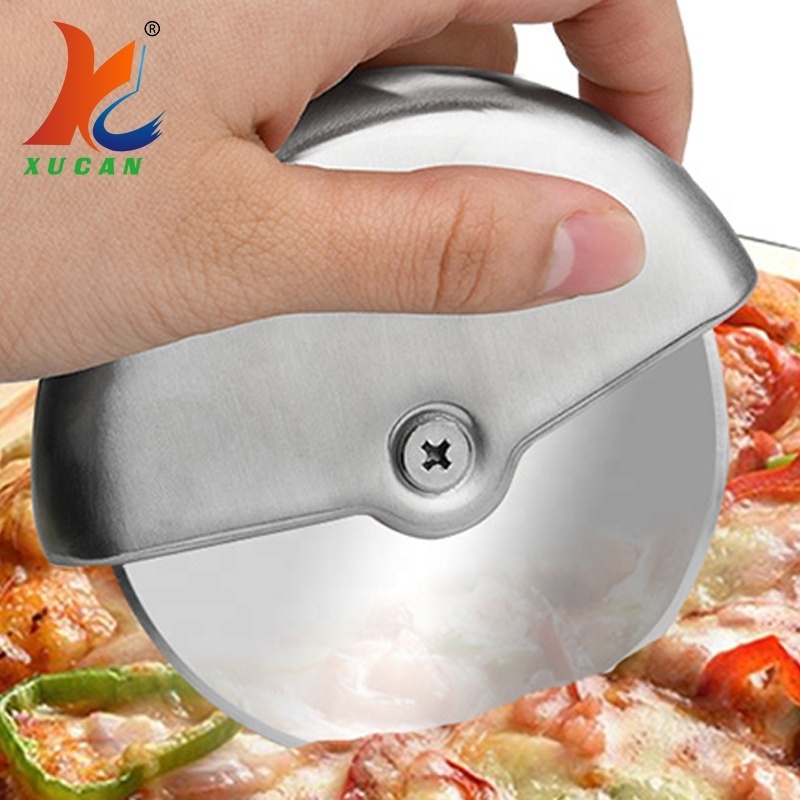 High Quality Ecofriendly304Stainless Steel Single Wheel Pizza Knife baking tool Pizza Cutter