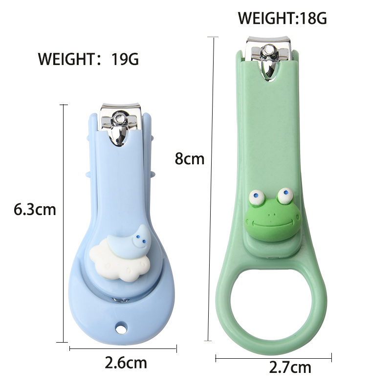 Stainless steel  Creative cartoon nail clippers with patterns  Nail Care Tool anti splash nail clippers for Manicure Pedicure