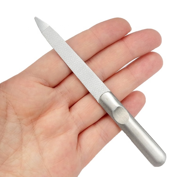 High Quality Useful Durable Stainless Steel Nail File For Daily Trim Nail