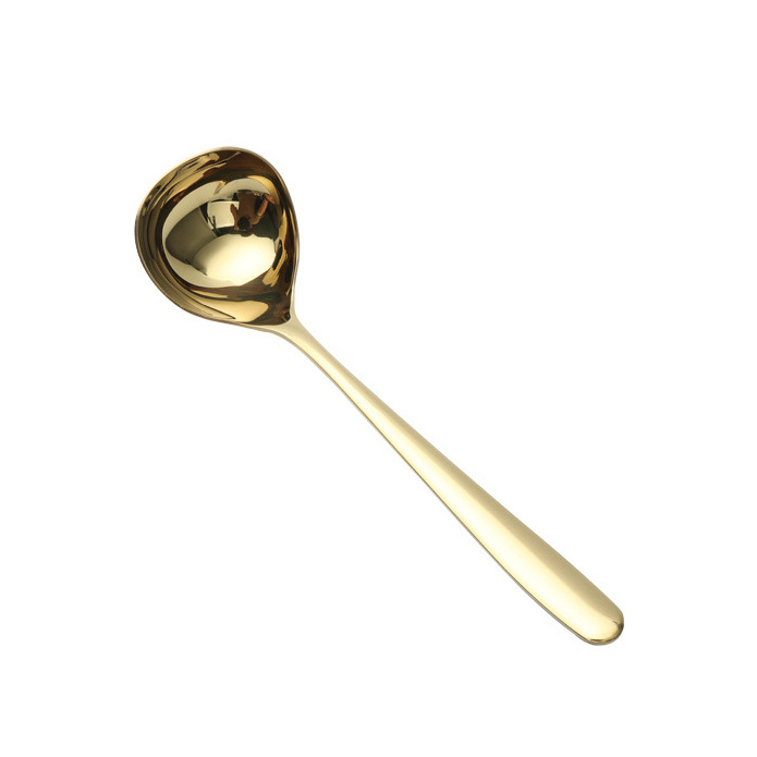 Kitchen Tool Small Soup Spoon Gold Silver Rose-gold Black Stainless steel Small Ladle