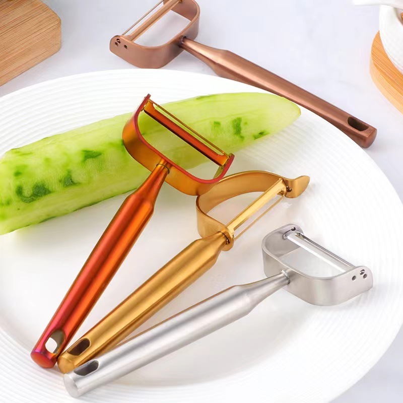 Hot Kitchen Accessories Stainless Steel 304 Matte Color Potato Zester Vegetable Peeler