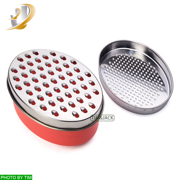 Hot Selling Multi-function Grater Multi color available 2 Sides Blades Grater / Cheese Grater with Box Container