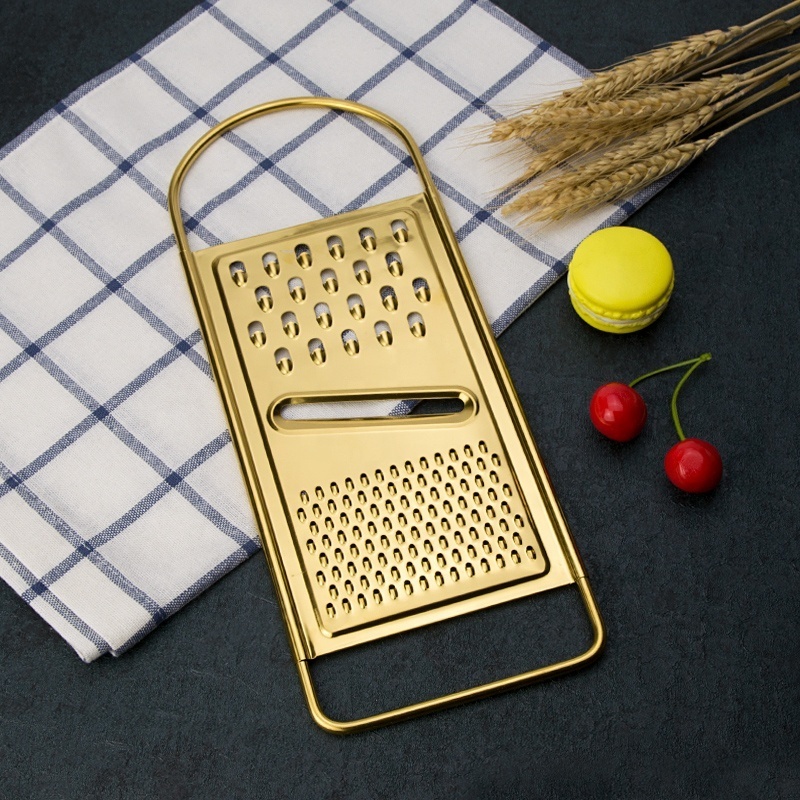 Factory Price multifunctional  Kitchen Tools Manual Gold color  Vegetable/Cheese/Garlic Grater