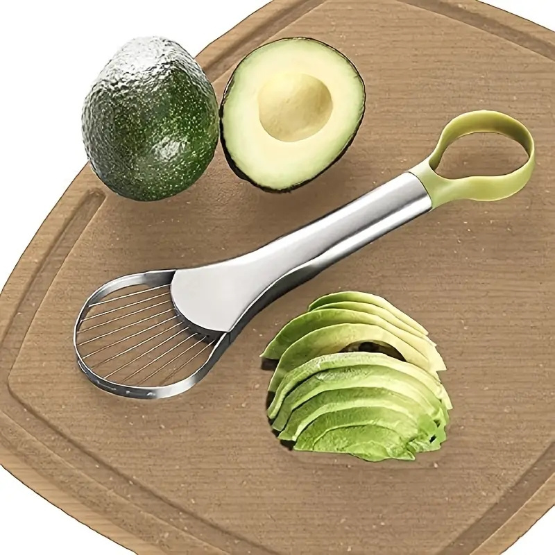 Stainless Steel Avocado Slicer and Pitter Tool  Avocado Slicer for Pit Remover Cutter peeler