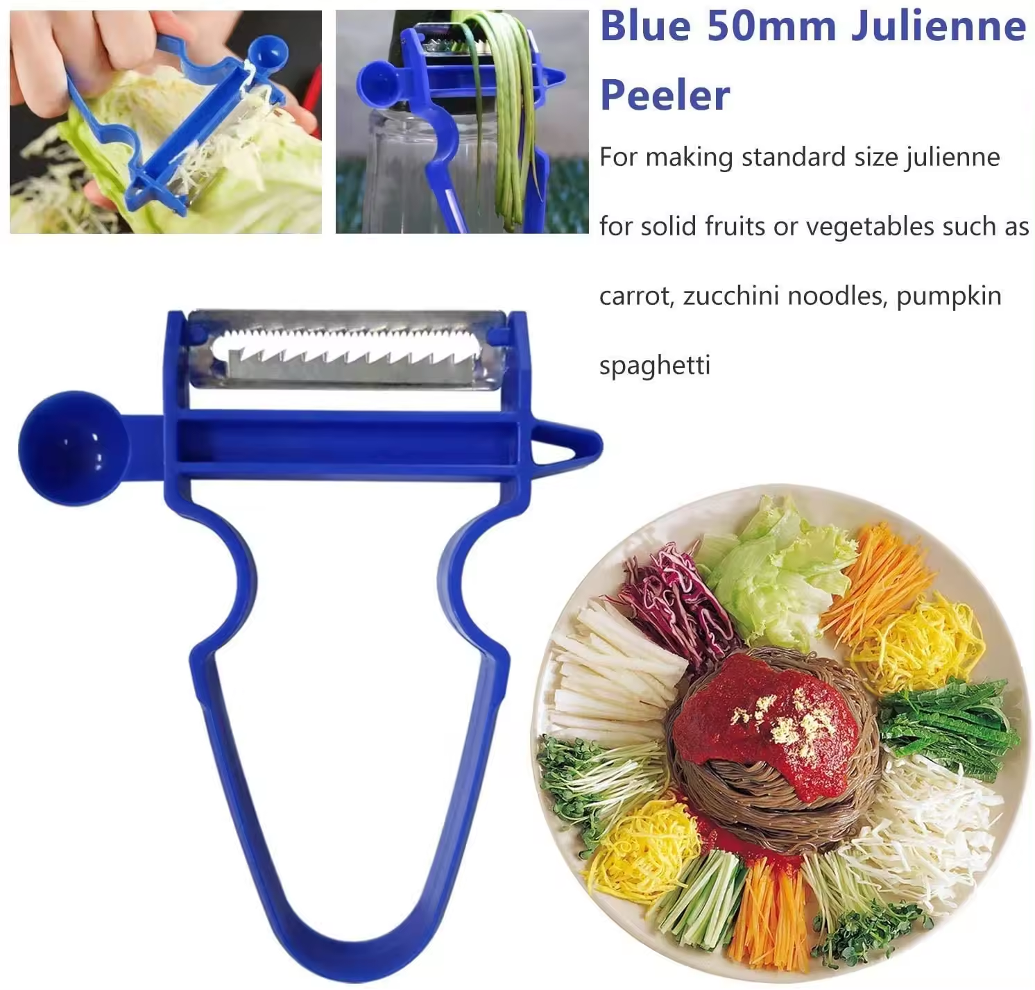 Hot Sale Kitchen Tool Cutter Peeler Vegetable Potato Fruit Slicer Julienne 3pcs Set Magic Trio Peeler Slicer Shredder