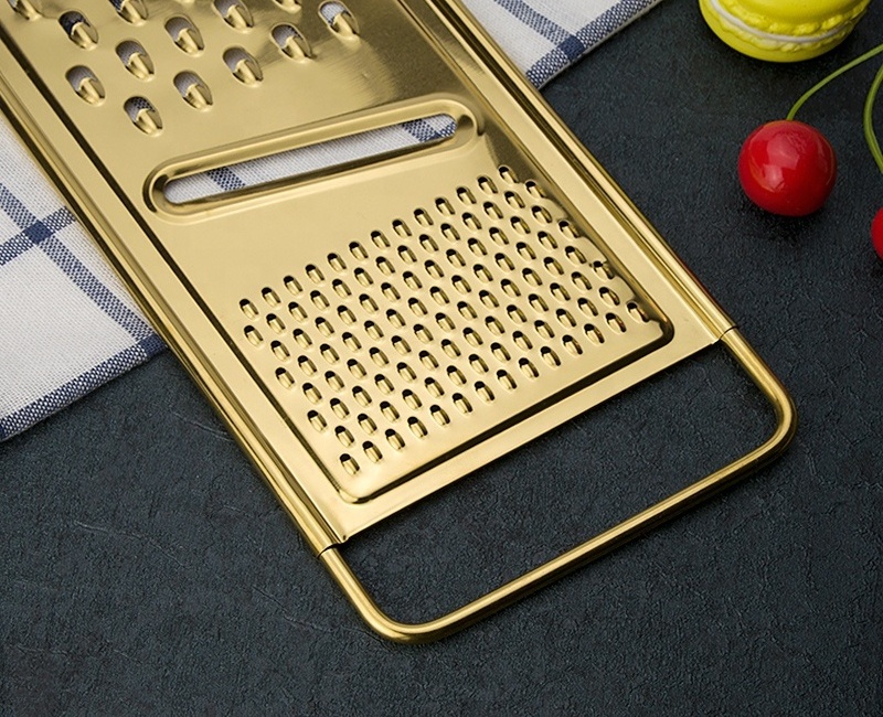 Factory Price multifunctional  Kitchen Tools Manual Gold color  Vegetable/Cheese/Garlic Grater