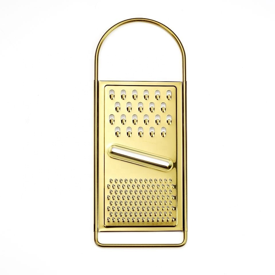 Factory Price multifunctional  Kitchen Tools Manual Gold color  Vegetable/Cheese/Garlic Grater