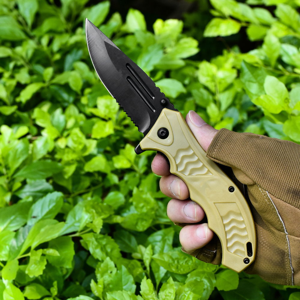 Best-selling portable custom logo Survival folding pocket knife Hunting outdoor camping knife