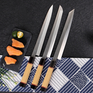 Razor Sharp Japanese AUS-8 Steel Slicer Knives 11 inch Yanagiba Sashimi Knife forged kitchen knife set