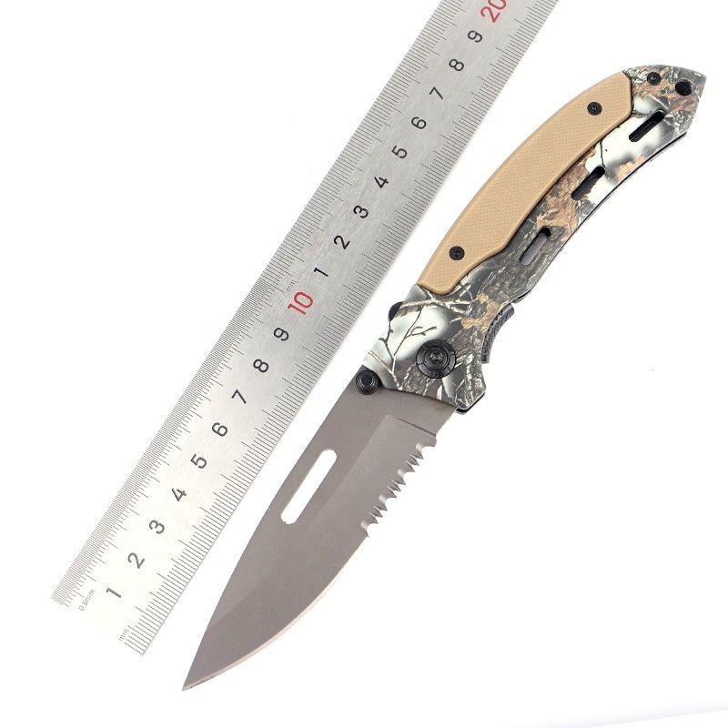 Bulk Wholesale Stainless Steel Pocket Folding Survival Folding Blade Utility Yangjiang Pocket Knife