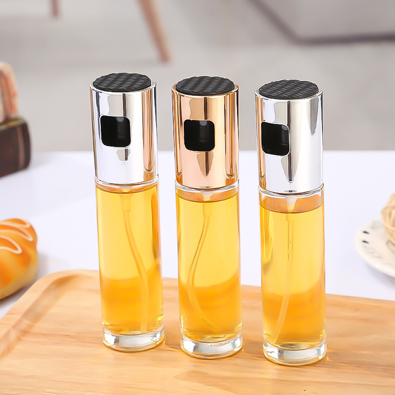 Multifunction Olive Oil Bottle Spray 100ml Oil Spray Bottle for Salad BBQ Kitchen Baking Cooking