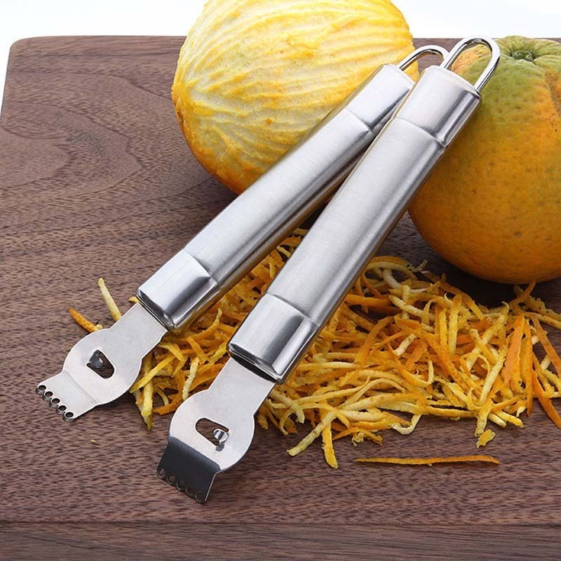 2023 Kitchen Gadgets Multi-functional Stainless Steel Lemon Scraper Vegetable and Fruit Scraper