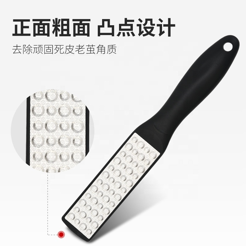 China Supplier Profession Foot Care Tools Safe Comfortable Pedicure Stainless Steel Feet SPA Foot File