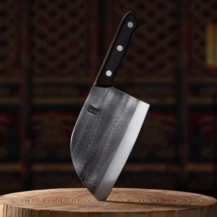 Bone Chopping Meat Cleaver Full Tang Hammer Forged Knife Serbian Chef Knife Butcher Cleaver Chopper Slaughter Knife