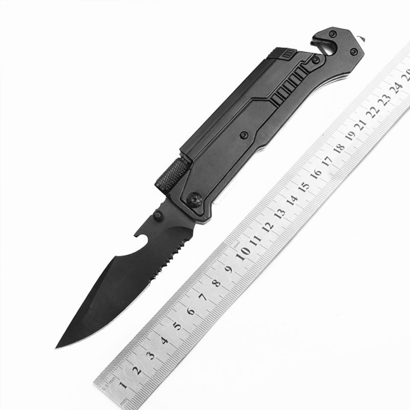 Best outdoor stainless steel camping Safari Jungle folding tactical survival pocket knife