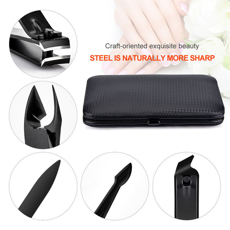 Professional Custom Beauty Tools Foot File Nail Clipper Pedicure Scissors Cutter Kit Mini Nail Care Products Salon Manicure Set