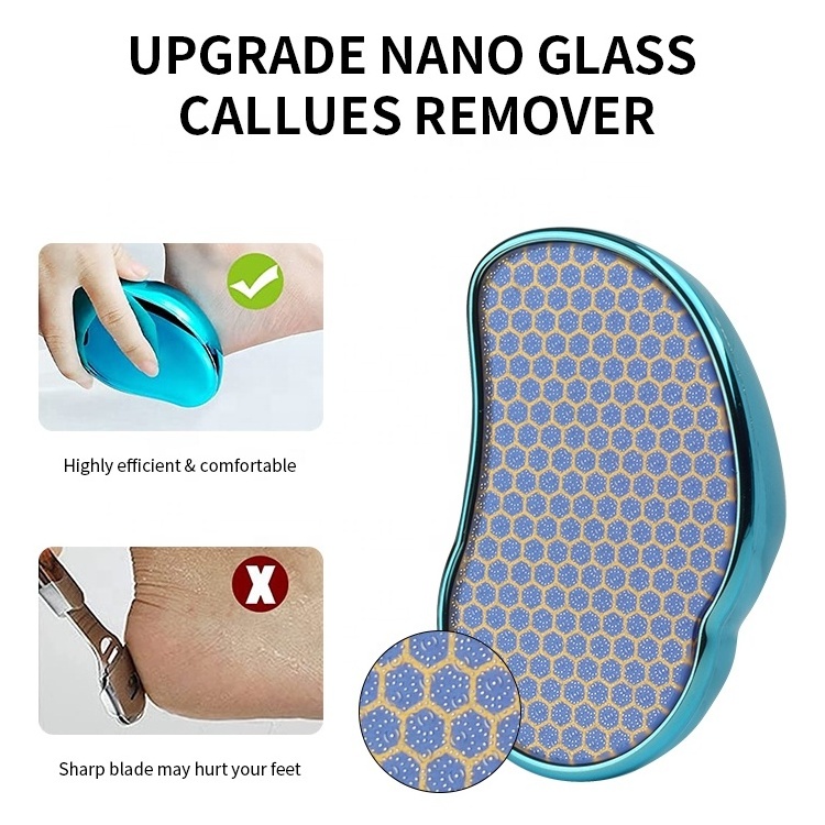 Professional Nano Glass Foot File Pedicure Tools Foot Scrubber Dead Skin Callus Remover