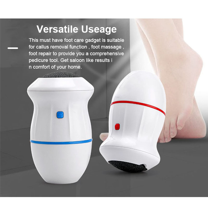 New arrival electric pedicure foot file vacuum callus rechargeable callus remover for dead skin remove