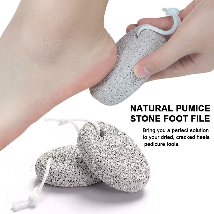 Natural Pumice stone for Feet Pedicure Tools Hard Skin Callus Remover l Foot Scrub Exfoliation File