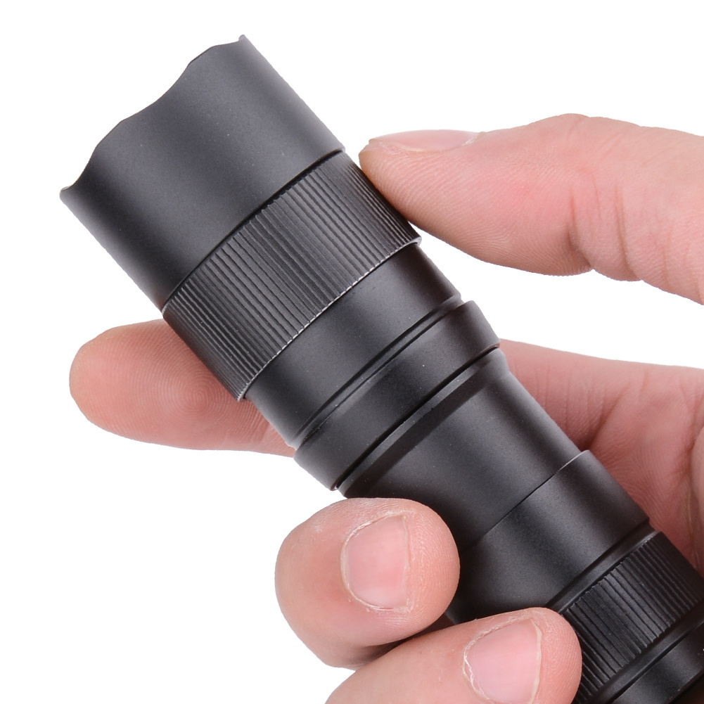 New Style Torch High Lumens Focusing Aluminium Alloy Tactical Adjustable Rechargeable Led Flashlight