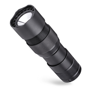 New Style Torch High Lumens Focusing Aluminium Alloy Tactical Adjustable Rechargeable Led Flashlight