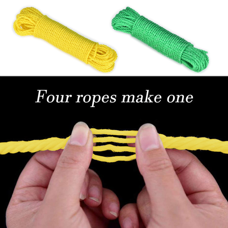 Wholesale Retractable Clothes Hanging Line Clothesline Rope For Outdoor Camping