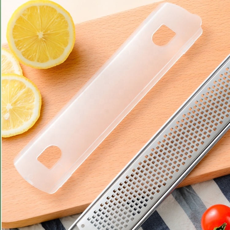 Multifunctional Manual Stainless Steel Cheese Vegetable Zester Grater With Rubber Wood Handle