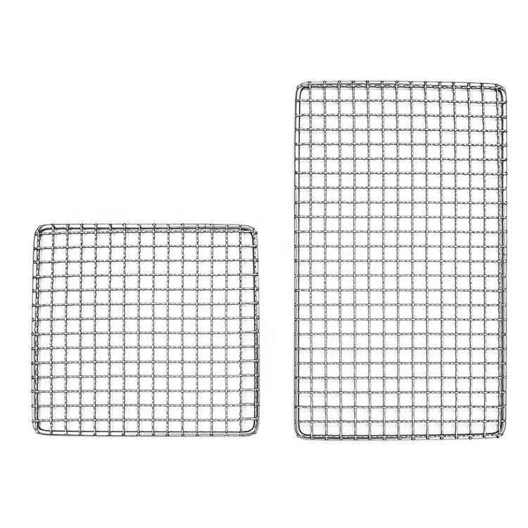 Folding Fire Pit Aluminium Portable Mesh Campfire Grill Grate Expanded Metal Mesh For Bbq Grill Netting