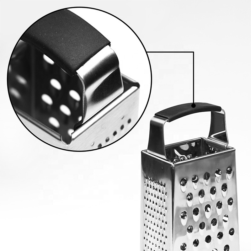 Kitchen gadget 3pcs stainless steel vegetable carrot potato cheese grater set for kitchen